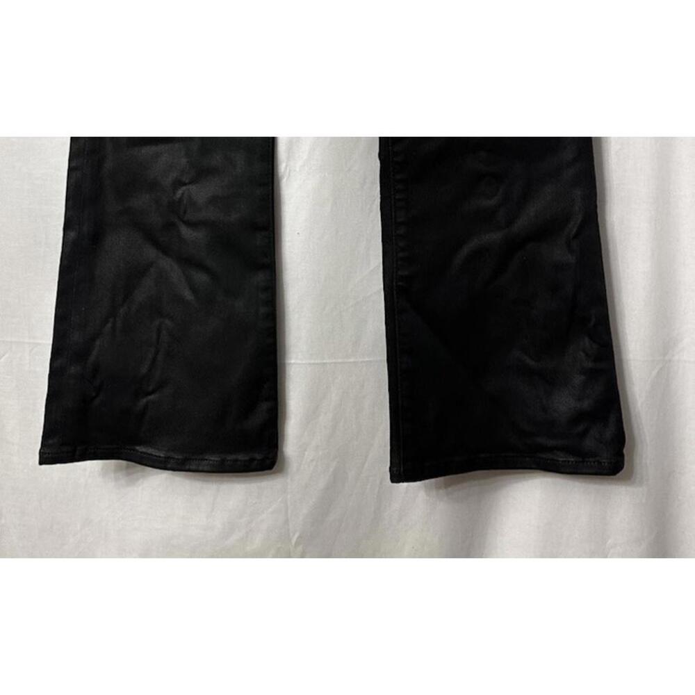 NWT 7 For All Mankind High Waist Slim Kick Womens Black Coated Jeans Size 29‎ - Picture 6 of 10